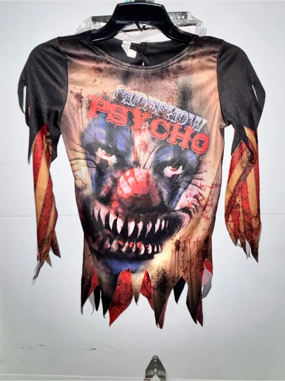 New Child Medium 8-10 Sideshow Psycho 3 Piece Costume